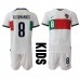 Günstige Portugal Bruno Fernandes #8 Babykleidung Auswärts Fussballtrikot Kinder WM 2022 Kurzarm (+ kurze hosen)